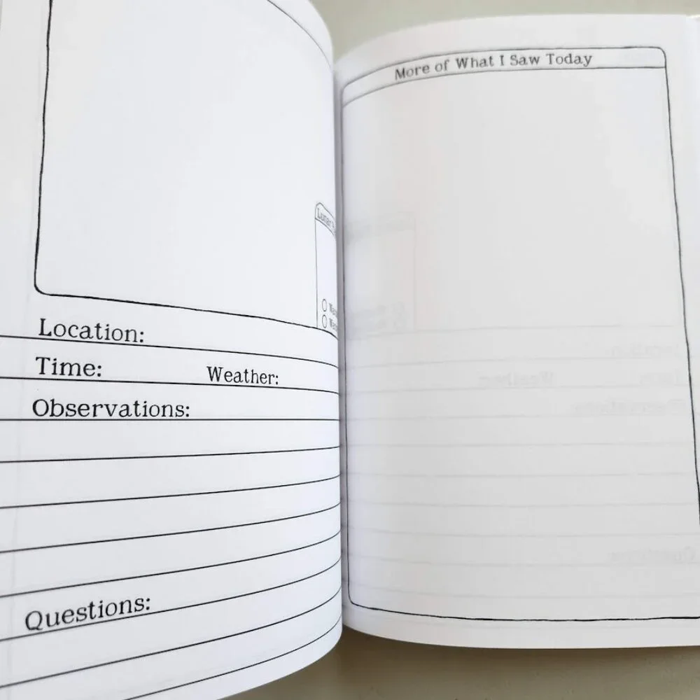 NEW Nature Journal for Kids Activity Book Notebook Hardcover Book Birdwatching B